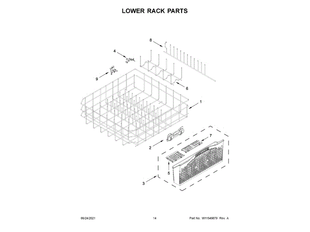 WHIRLPOOL W11268661 AIR CLEANER REPLACEMENT PARTS
