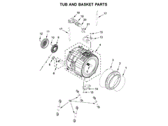 WHIRLPOOL W11287253 BLOWER HOUSING & ASSEMBLIES