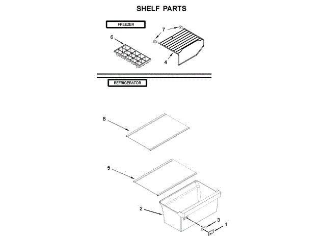 WHIRLPOOL W11269199 WALL BRACKETS & PARTS