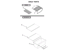 WHIRLPOOL W11269199 WALL BRACKETS & PARTS