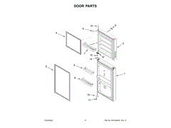 WHIRLPOOL W11247924 AIR CLEANER REPLACEMENT PARTS