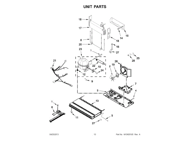 WHIRLPOOL W11256565 EVAPORATORS & UNIT COOLERS