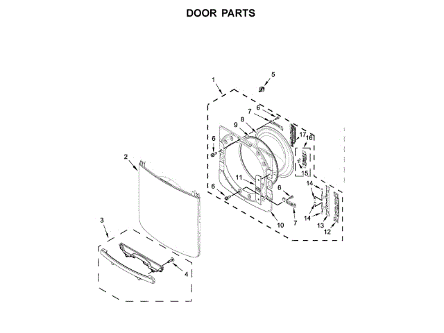 WHIRLPOOL W11310052 WALL BRACKETS & PARTS