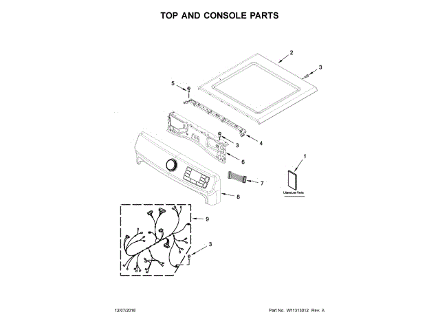 WHIRLPOOL W11315727 CONTROL BOARDS