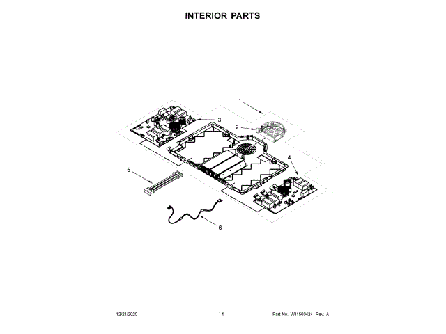 WHIRLPOOL W11347982 AIR CLEANER REPLACEMENT PARTS