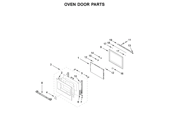 WHIRLPOOL W11349395 AIR CLEANER REPLACEMENT PARTS