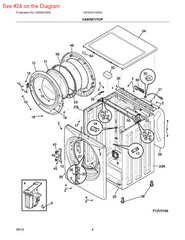 ELECTROLUX 137371700 WALL BRACKETS & PARTS