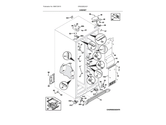 ELECTROLUX 5304533230 POWER SUPPLY CONTROL BOARDS