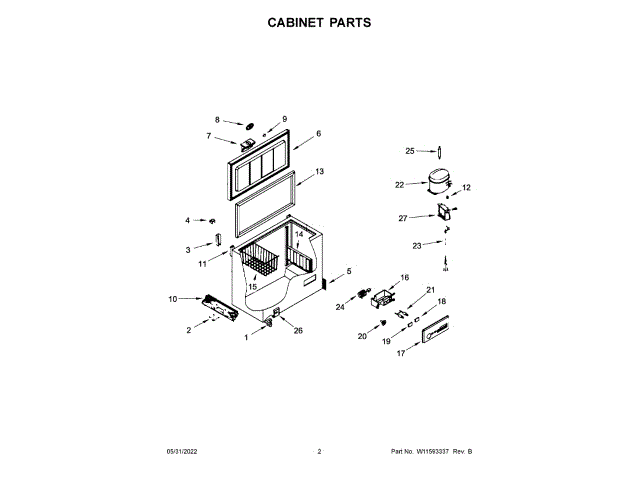 WHIRLPOOL W11685637 THERMOSTATS