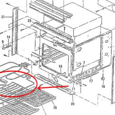 WHIRLPOOL WPY04000066 HEATING ELEMENTS