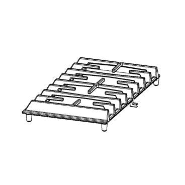 WHIRLPOOL W10689385 BURNERS, GRATES AND RADIANTS
