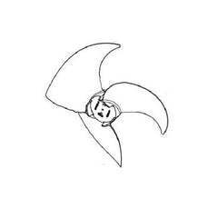 SAMSUNG DB67-01408A BLOWER FANS