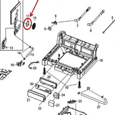 SAMSUNG DD63-00072A AIR CLEANER REPLACEMENT PARTS