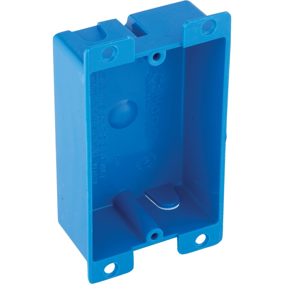 ABB ABB B108RUPC Carlon 1-Gang PVC Molded Old Work Switch Box