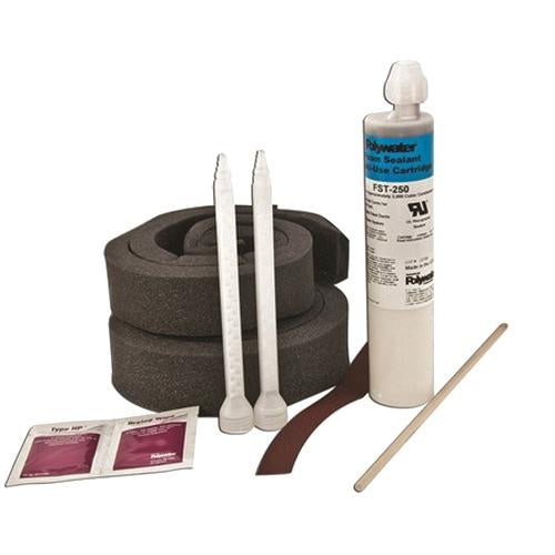 AMERICAN American Polywater FST-250KIT Polyurethane Foam Duct Sealant Kit 8.5 oz Cartridge