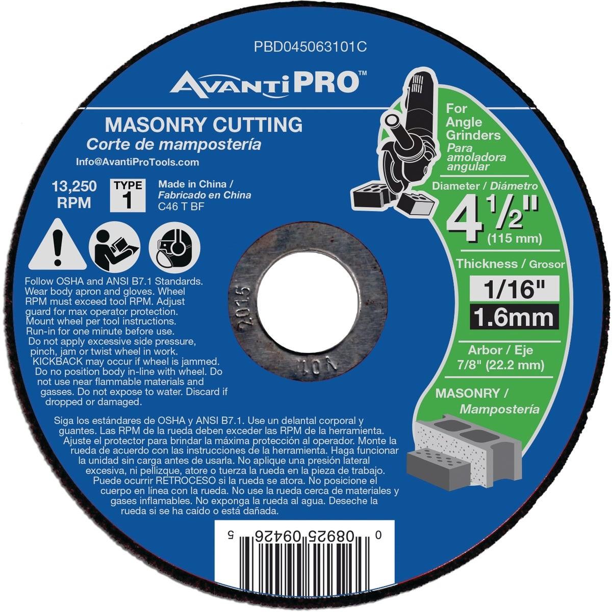 AVANTI PBD045063101C CUT-OFF SAWS & DISCS