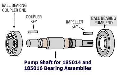 BELL & GOSSETT P79018 SHAFT KEYS