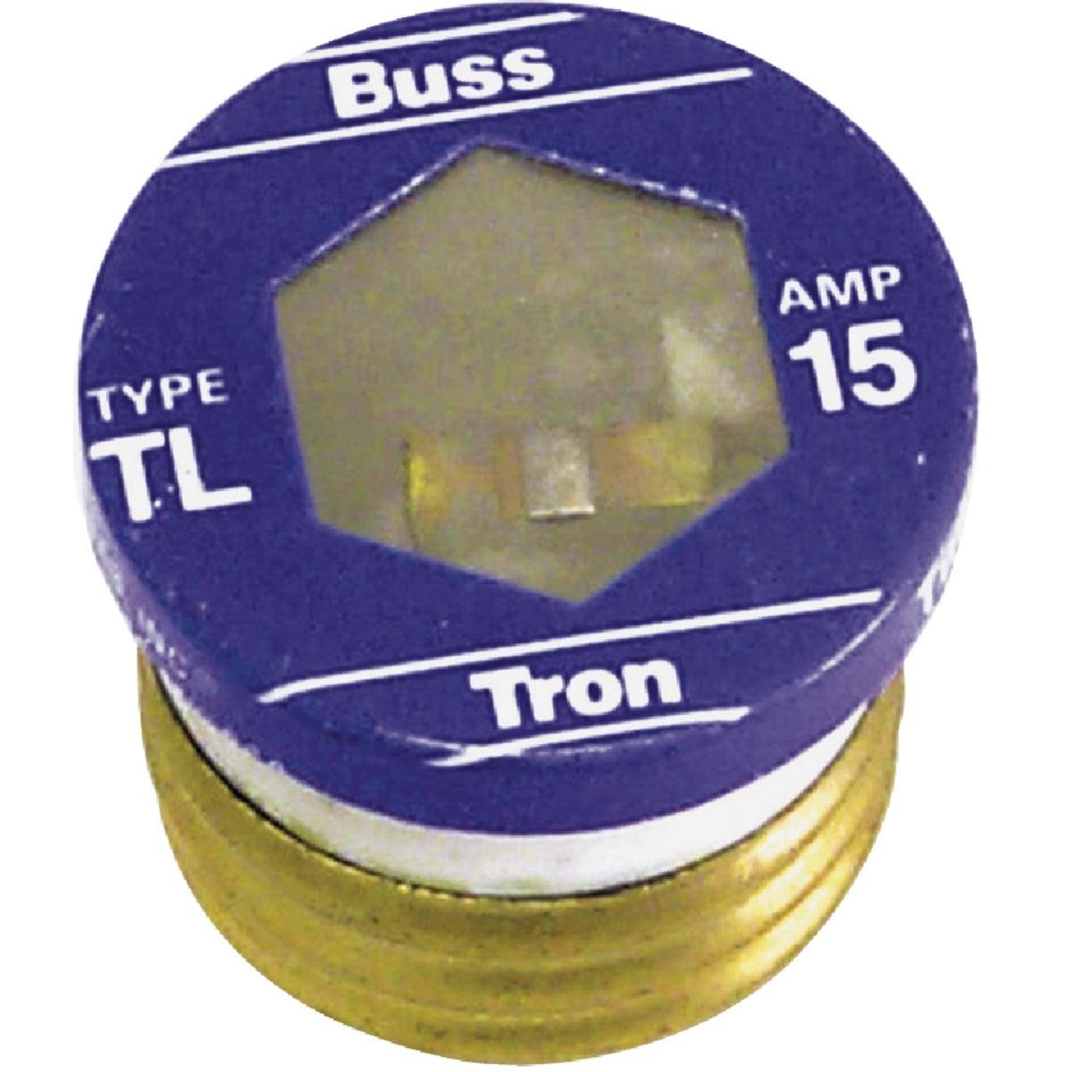 EATON Bussmann BP/TL-15 Buss BP/TL-15 TRON Time Delay Plug Fuse (3-Pack)