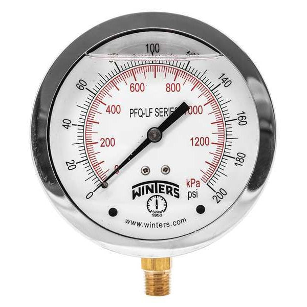 WINTERS INSTRUMENTS PFQ713LF PRESSURE GAUGES
