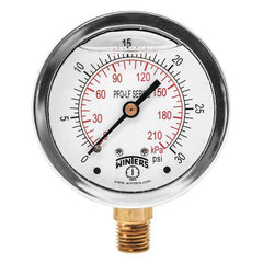 WINTERS INSTRUMENTS PFQ802LF PRESSURE GAUGES