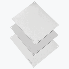 HOFFMAN nVent HOFFMAN A12P10 Junction Box Panel, fits 12x10 in