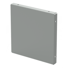 NVENT nVent HOFFMAN F1212GCPNK Closure Plate Without Knockouts, 12 x 12 in, For Use With Type 1 Painted Wireway Fittings, Steel