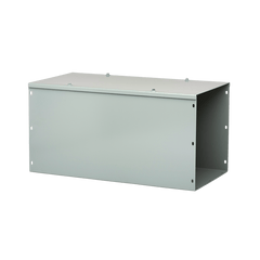 NVENT nVent HOFFMAN F1010G24 Straight Section Lay-In Wireway Without Knockouts, 24 in L x 10 in W x 10 in H