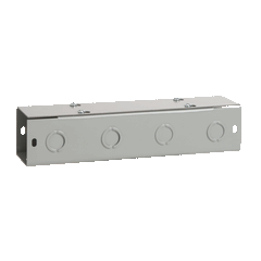 HOFFMAN nVent HOFFMAN F66T124GVP Straight Section Lay-In Flat Cover, NEMA 1, No Knockouts, 6x6x24