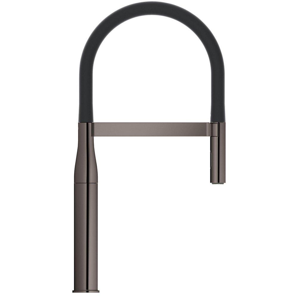 GROHE GROHE 30295A00 Essence New Single Handle Pull Out Kitchen Faucet in Hard Graphite