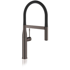 GROHE GROHE 30295A00 Essence New Single Handle Pull Out Kitchen Faucet in Hard Graphite
