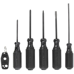 KLEIN TOOLS Klein 85446BLK Blackout Screwdriver Set, 6-Piece