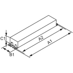 ADVANCE Advance ISB043214EI SignPRO Fluorescent Sign Ballast, T12/HO Lamp, 110 W Lamp, 120 to 277 VAC, Instant, 0.61 Ballast Factor