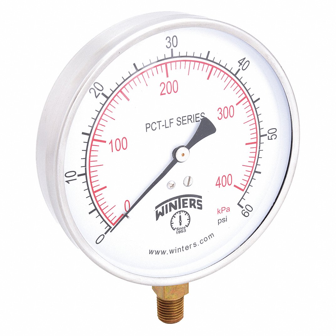 WINTERS INSTRUMENTS PCT322LF PRESSURE GAUGES