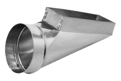 GRAY METAL 12X2X6-112RL DUCT BOOTS