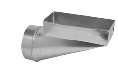 GRAY METAL 112R-14X4X6 DUCT BOOTS