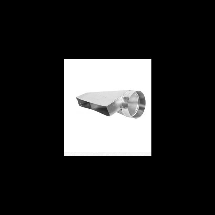 GRAY METAL 10X2X6-112RR DUCT BOOTS