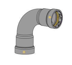 EVERFLOW TPLN0200G DUCT ELBOWS