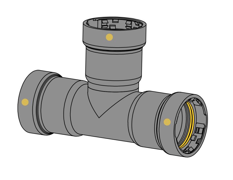 EVERFLOW TPTE0200G PIPE FITTINGS