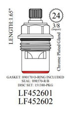BARRY E WALTER SR COMPANY LF452601 PIPE FITTINGS