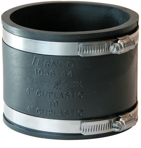 FERNCO Fernco 105-644w Coupling 4X4 CI/PL White