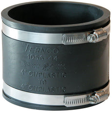 FERNCO Fernco 105-644w Coupling 4X4 CI/PL White