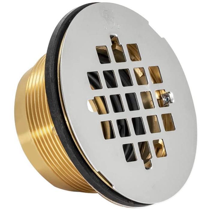 EZ-FLO EZ-FLO 15306 Brass Caulk Shower Drain, 2 Inch Ips