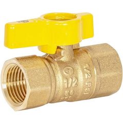 EZ-FLO EZ-FLO 60009 Brass Straight Gas Ball Valve With 1/4-Turn Handle 1/2 FIP
