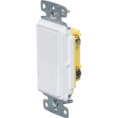 BRYANT BRYANT RSD315W Decorator Quiet Rocker Switch 15A 120/277 VAC REPLACEMENT MPN