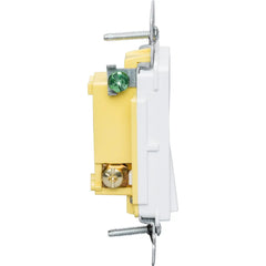 BRYANT BRYANT RSD315W Decorator Quiet Rocker Switch 15A 120/277 VAC REPLACEMENT MPN