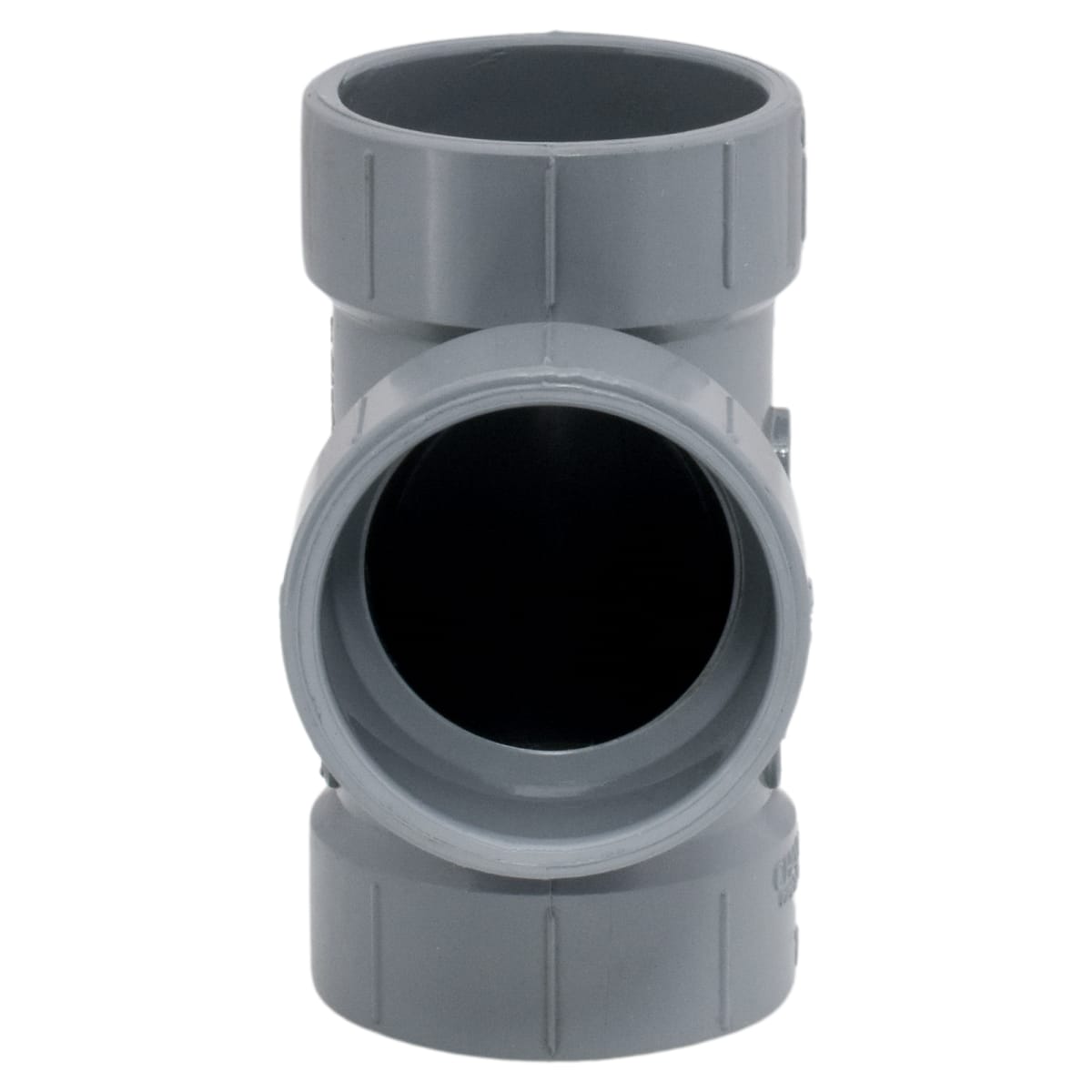 CHARLOTTE PIPE Charlotte Pipe AW004000015C 1-1/2 Sanitary Tee All Hub CPVC Chemical Drainage Fitting