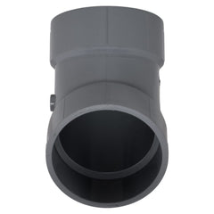 CHARLOTTE PIPE Charlotte Pipe AW003210040C ChemDrain 4 45 Deg Elbow Hub x Hub CPVC Chemical Drainage Fitting