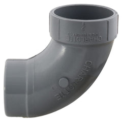 CHARLOTTE PIPE Charlotte Pipe AW003020020C 2 90 Deg Street Elbow Spigot x Hub CPVC Chemical Drainage Fitting