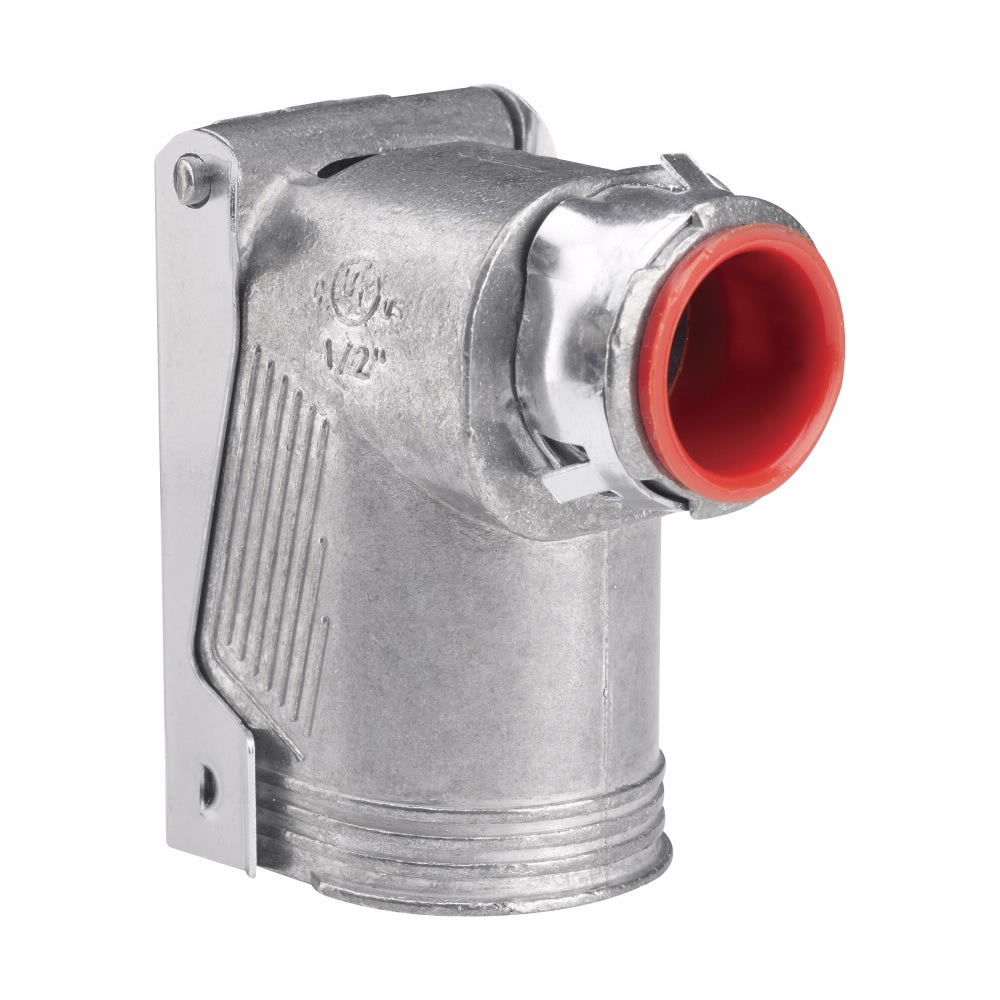 EATON Crouse-Hinds 38MCQ90 3/8 Inch 90 Degrees AC/MC Connector