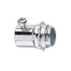 EATON Eaton 456 EMT set screw type connector, EMT, Straight, Non-insulated, Steel, Two tightening screws, 2-1/2